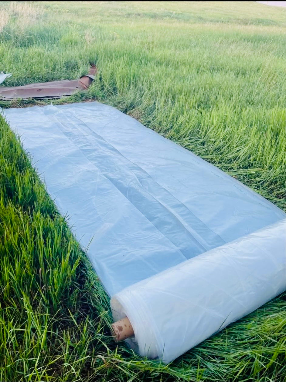 Clear greenhouse poly film snow load resistant durable plastic sheeting