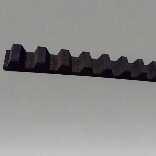 Weather-sealing foam trim for greenhouse panel edge