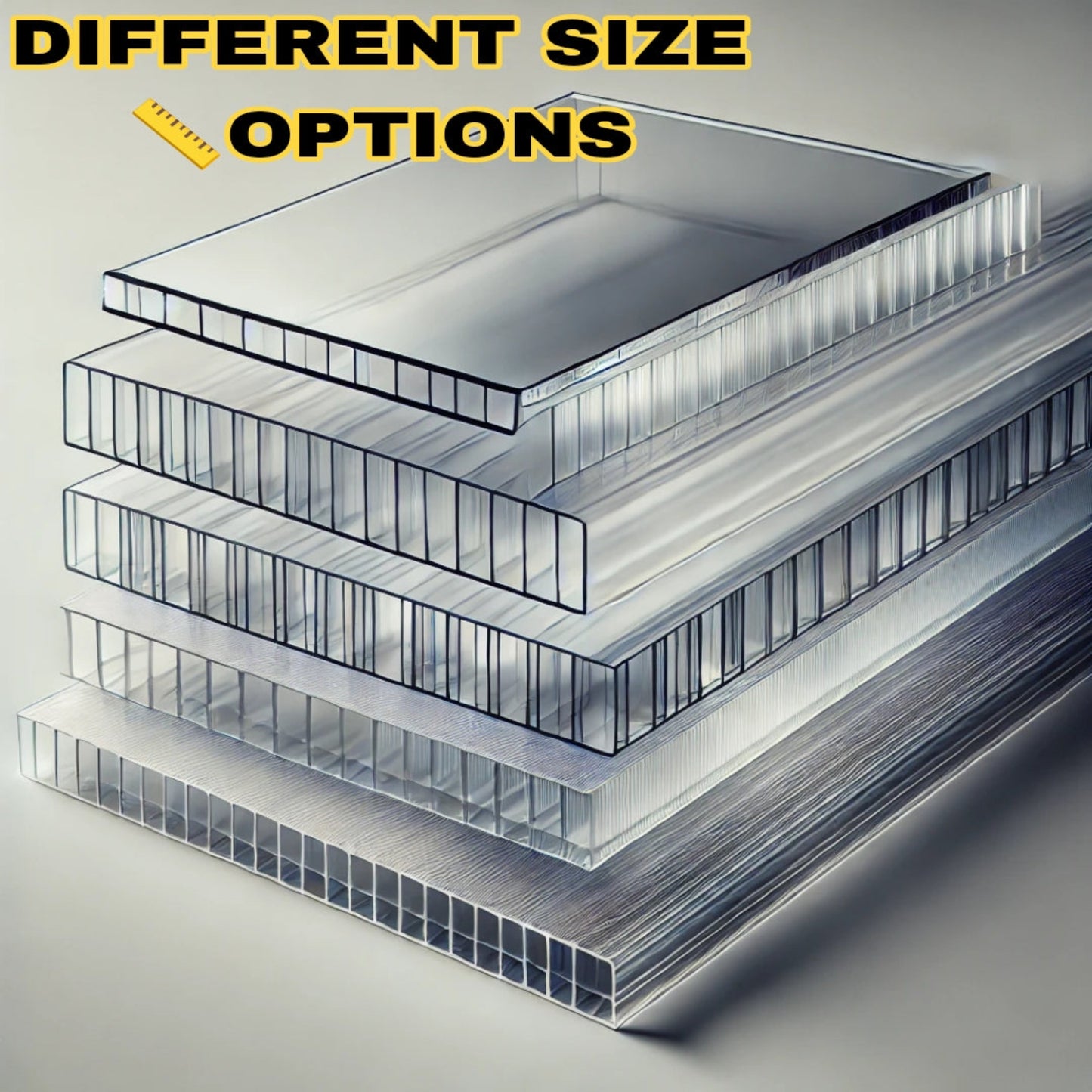 4mm to 12mm thick triple wall polycarbonate sheets – weather-resistant greenhouse panels
