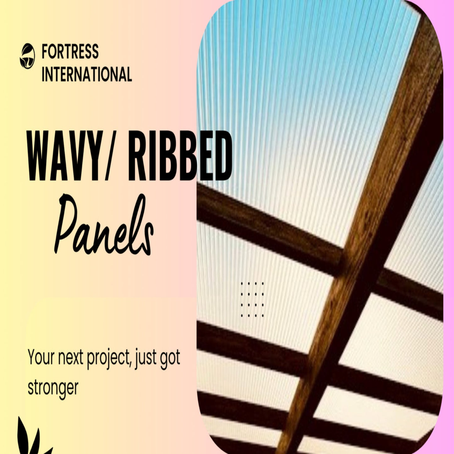 UV-resistant corrugated greenhouse roof sheet