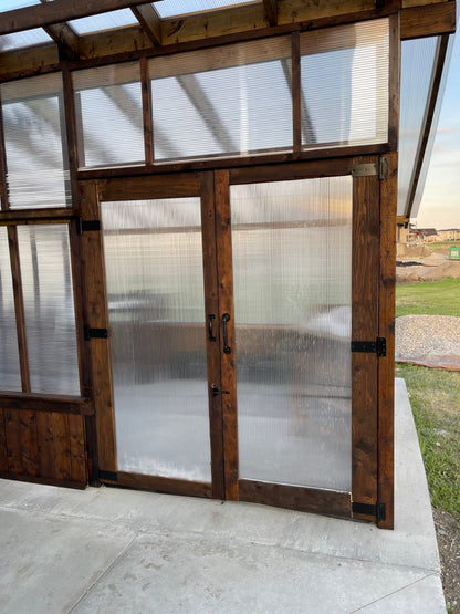 Modern Lean to Mini greenhouse 10’x14’ : $2,800