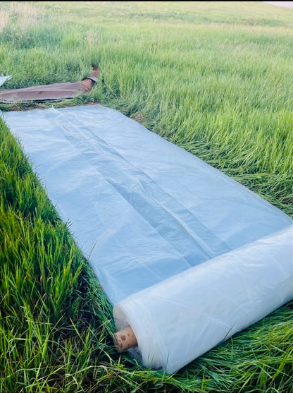 Clear greenhouse poly film snow load resistant durable plastic sheeting
