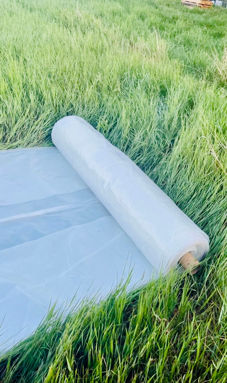 Clear greenhouse poly film snow load resistant durable plastic sheeting