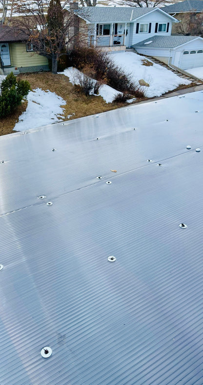 * Outdoor smoke tinted roofing sheets