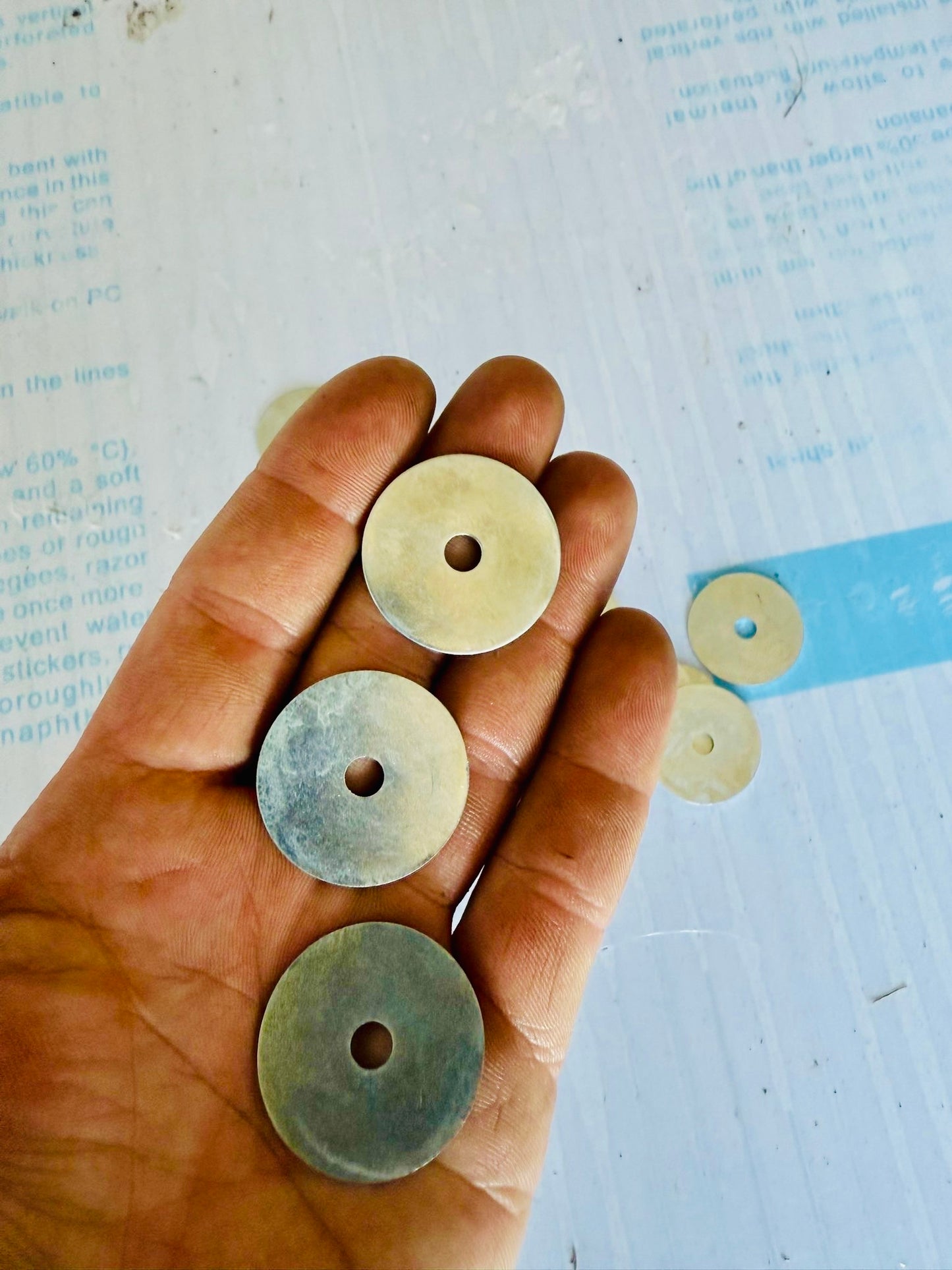 Rust resistant aluminum dome washer for outdoor fastening and hardware applications