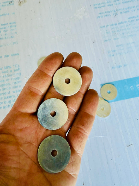 Rust resistant aluminum dome washer for outdoor fastening and hardware applications