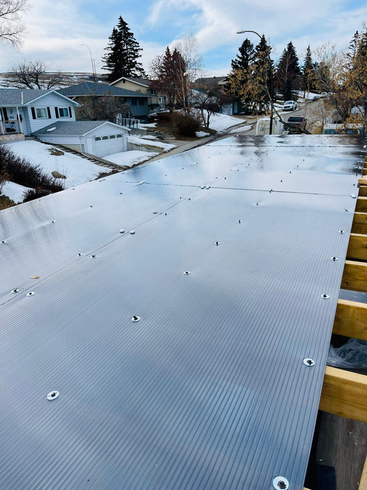 Durable polycarbonate panels for pergola roofing